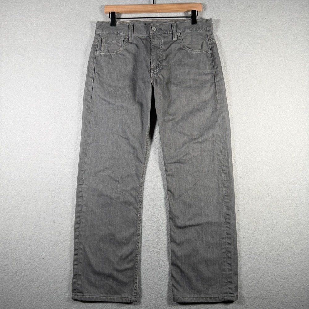 Levis 569 Loose Straight Fit Grey Denim Jeans Mens 30x30 00569-0137